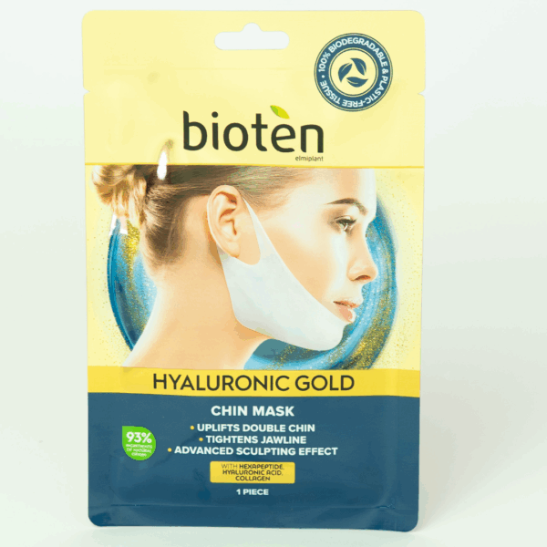 Máscara de Queixo Hyaluronic Gold 1PCS